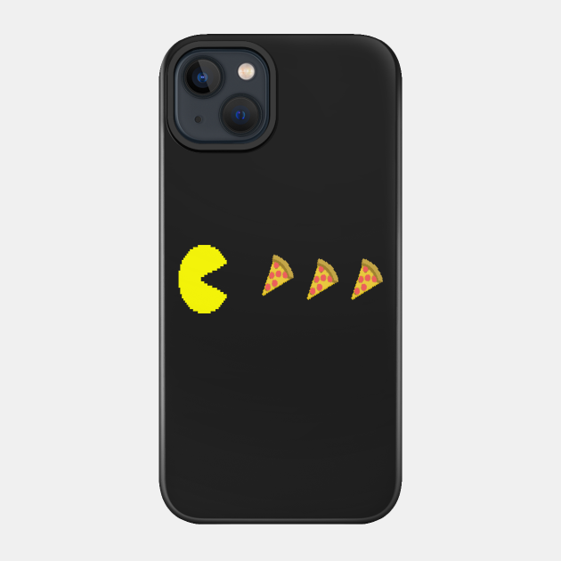 PAC-MAN Loves Pizza - Pacman - Phone Case