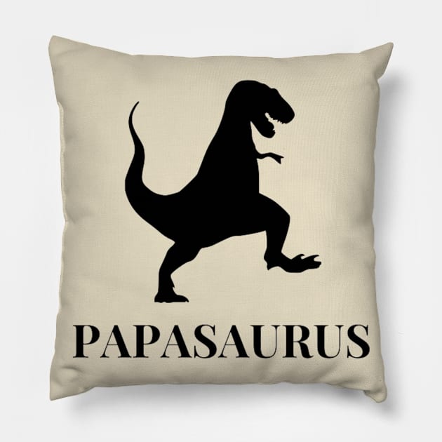 PAPASAURUS Pillow by Artistic Design