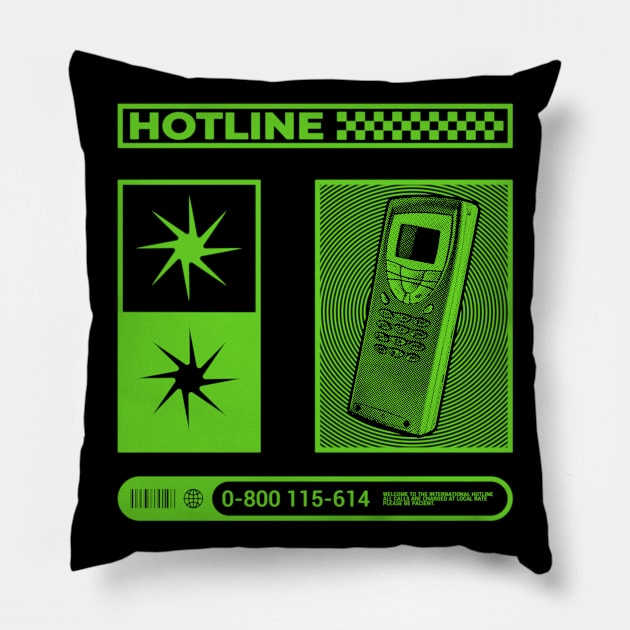 Hotline Pillow by UNKWN