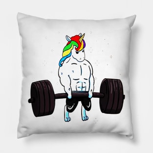 Unicorn Weightlifter Pillow