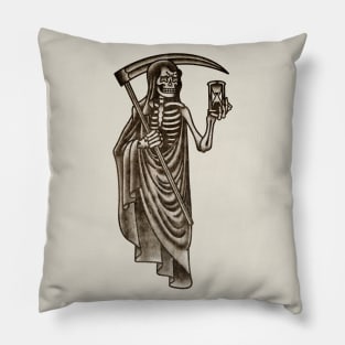 OldSalt American Traditional Grim Reaper Pillow