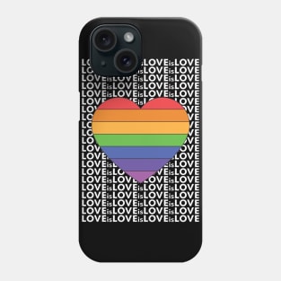 Love is Love is Love Phone Case