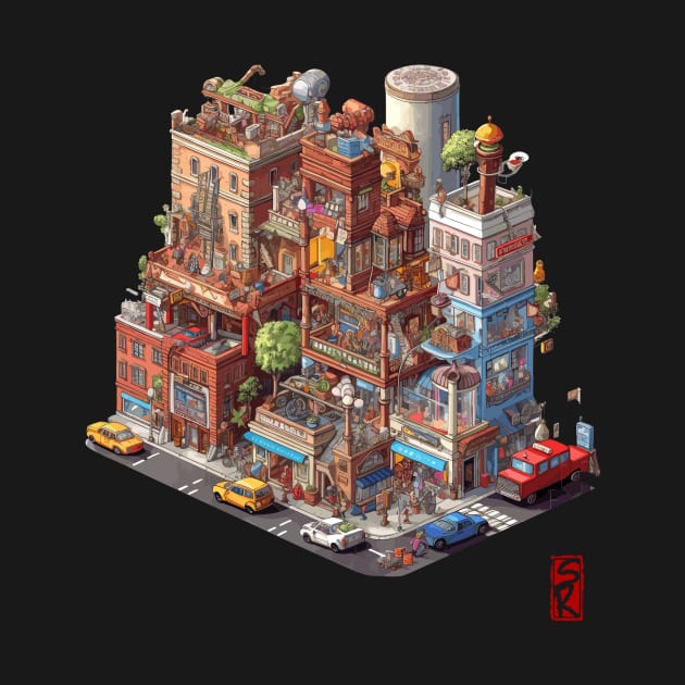 Isometric city by siriusreno