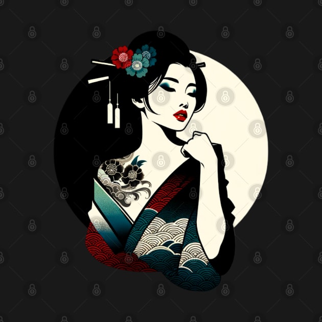 Femme fatale geisha by InnerMirrorExpressions