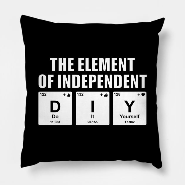 The Elements Of Life - Independent Pillow by Ultra Silvafine