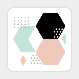 Geometric Art Magnet