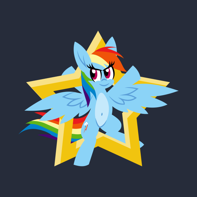 Star Rainbow Dash by Tridashie