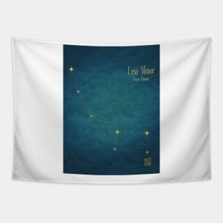 Night Sky Constellations - Ursa Minor Tapestry