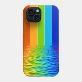 spectrum water reflection Phone Case