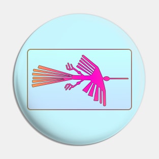 Nazca Condor Pink Pin