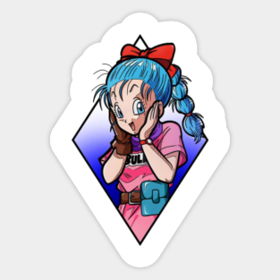 picture Bulma Car Sticker bulma stickers teepublic
