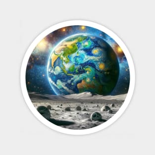 Earth Day Shirt, Van Gogh Mother Nature Tshirt, Nature Lover Gift, Mother Earth, Earth Day Gift for Teachers Peace Sign Shirt Magnet