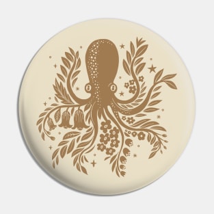 Flora Boho Octopus Pin