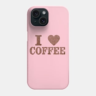 I live coffee Phone Case