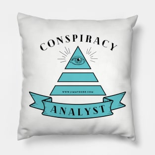 Conspiracy Analyst Pillow