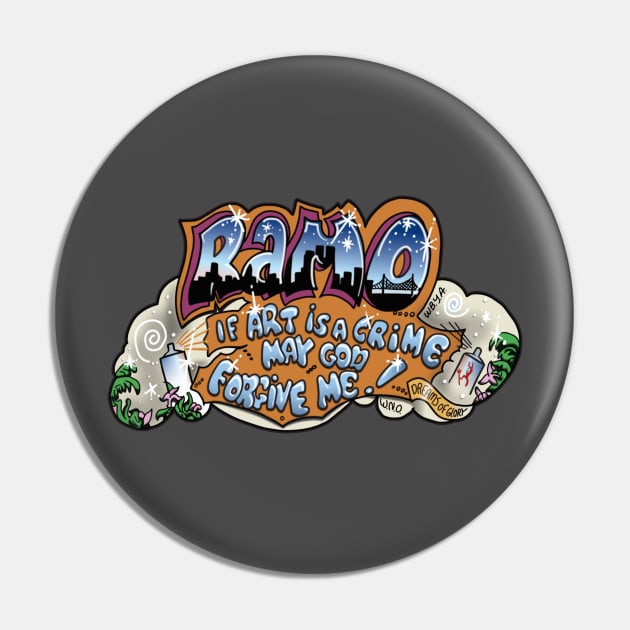 Ramo Graffiti - Beat Street Pin by Chewbaccadoll