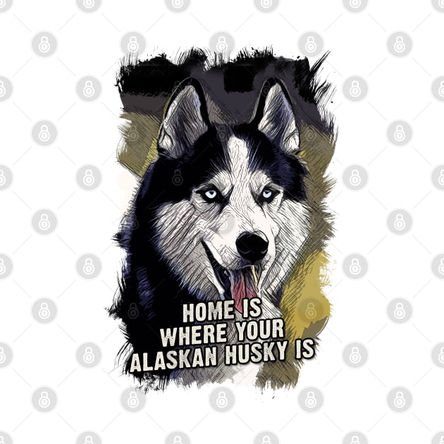 Alaskan Husky Dog Owner Quote by Naumovski