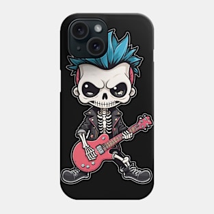 Punk Rock Skeleton 2 Phone Case