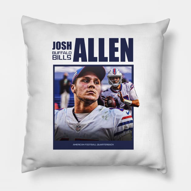 Allen Football Pillow by NelsonPR