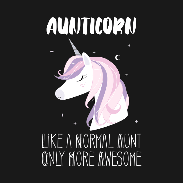 Aunticorn Aunt Awesome Unicorn by Foxxy Merch