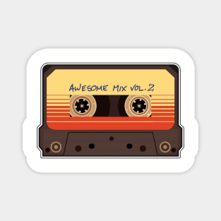 Awesome Mix vol2 Magnet