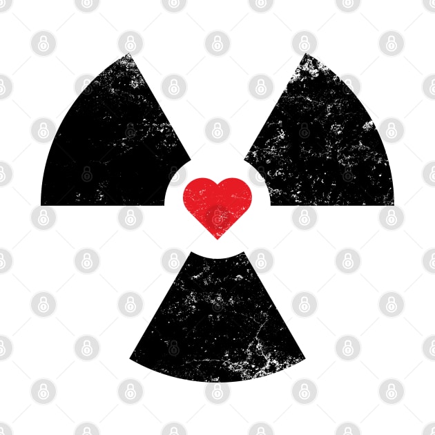 Radioactive Sign Radiation Symbol Nuclear Hazard Heart by Decamega