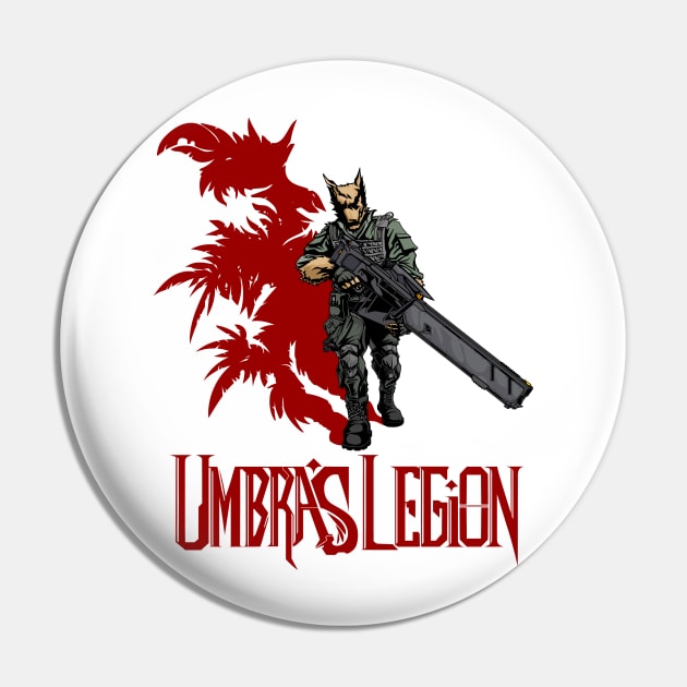 Umbra's Legion: "Charon's Obol" Sniper Thylacine Pin by Phobotech