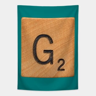 Scrabble Letter 'G' Tapestry