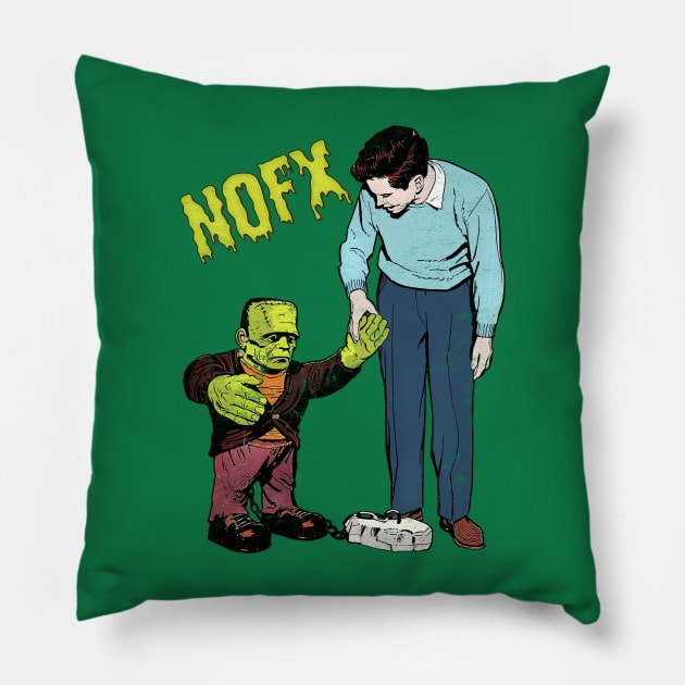 NOFX - Original 90s Style Fan Art Pillow by unknown_pleasures