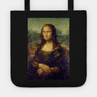 Mona Lisa Pixel Art Tote