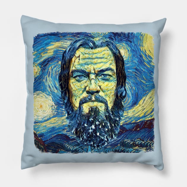 Huge Glass The Revenant Movie Van Gogh Style Pillow by todos