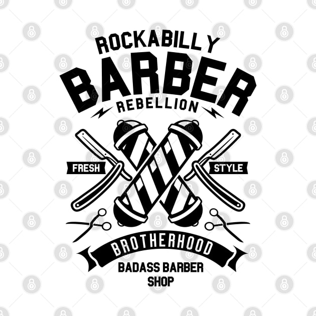 Rockabilly Barber by CRD Branding