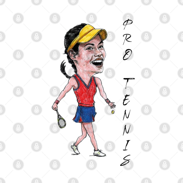 Emma Raducanu Pro Tennis by dizzycat-biz