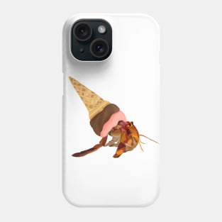 Ice Cream Cone Hermit Crab Phone Case