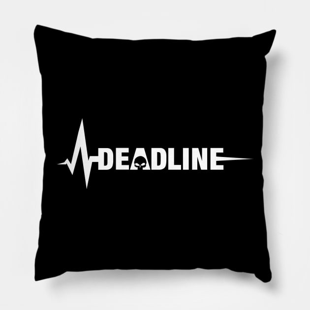 Deadline Pillow by raxarts