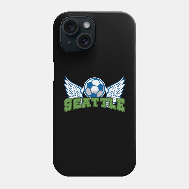 Seattle Soccer Phone Case by JayD World