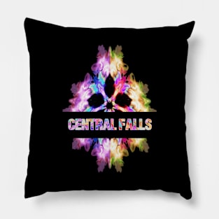 Central falls Tie Dye Watercolor Gift Souvenir Pillow