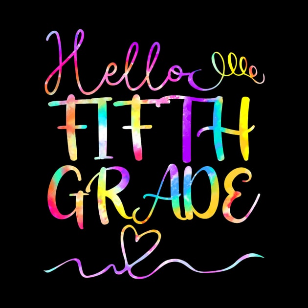 Hello Fifth 5th Grade Teacher Student Back To School by torifd1rosie