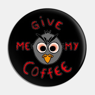 Coffee owl Pin