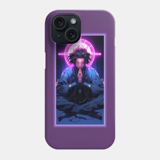 Anime Hero Power Meditation | Quality Anime Artwork | Anime Power Energy Meditation |  Manga Anime Art Phone Case