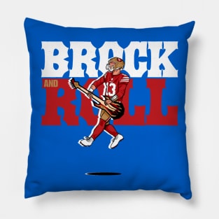 Brock And Roll - Niners Pillow