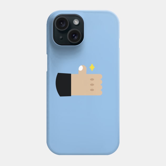 Thumbs Up IMOJI Phone Case by TheMeddlingMeow