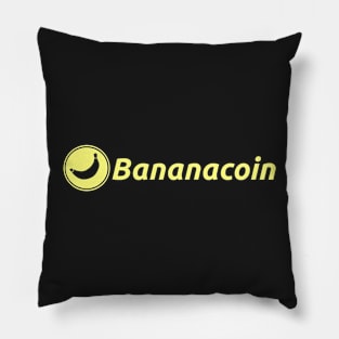 Banana Coin Cryptocurrency Logo Pillow