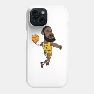 Lebron James Lakers #6 Cartoon Phone Case