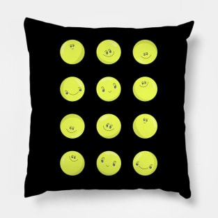 Happy Yellow Balls Pillow