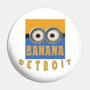 MINION BANANA USA DETROIT Pin