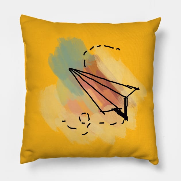 Aeroplane paper craft Pillow by HAIFAHARIS