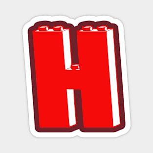 THE LETTER H Magnet