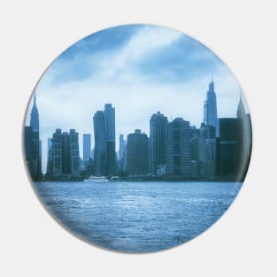 Manhattan Skyline New York City Pin