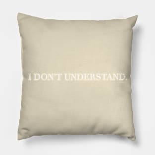 I still don’t understand Pillow